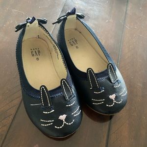 Baby Gap Cat Ballet Flats Toddler Size 8